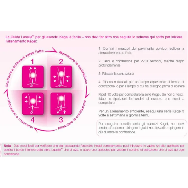 Intimina Laselle Kit di 3 Sfere per Esercizi Kegel