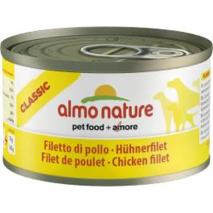 Almo Nature Classic Filetto di pollo Cibo Umido per Cani Adulti 95 g