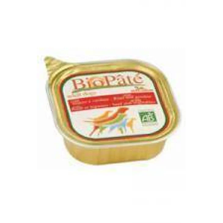 Almo Nature Bio Patè Manzo Cibo Umido per Cani 100 g