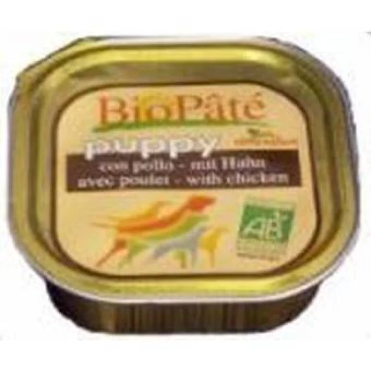 Almo Nature Bio Patè Puppy al pollo Cibo Umido per Cani Cuccioli 100 g