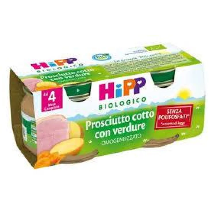 Hipp Bio Omogeneizzato Prosciutto Cotto con Verdure