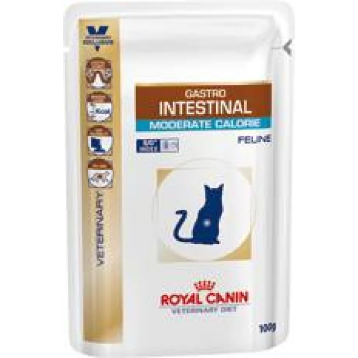 Royal Canin Feline Gastro Intestinal Moderate Calorie Cibo Umido per Gatti 85 g