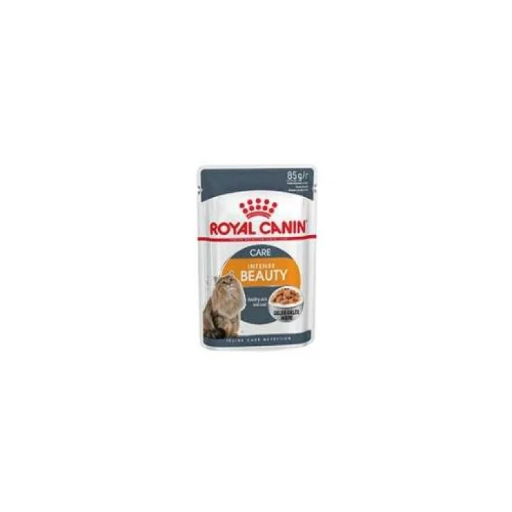 Royal Canin Feline Intense Beauty Cibo umido per Gatti per la Bellezza del Pelo Gravy-Salsa