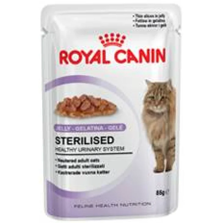 Royal Canin Feline Sterilised Cibo umido per Gatti sterilizzati in gelatina 85 g