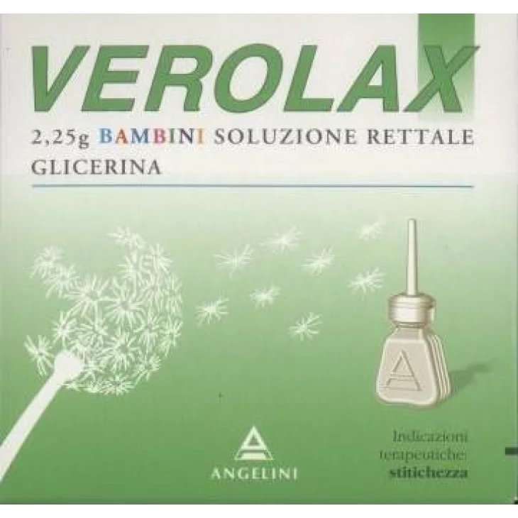 Verolax Soluzione Rettale Bambini - 6 contenitori monodose da 2,25 g
