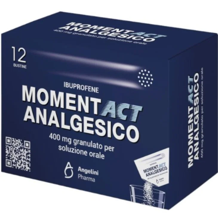Moment Act Analgesico 400 mg - 12 Bustine Moment Act Analgesico 400 mg - 12 Bustine