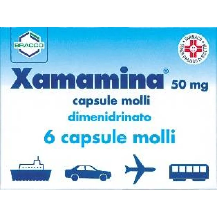 Xamamina 50 mg - 6 Capsule Molli