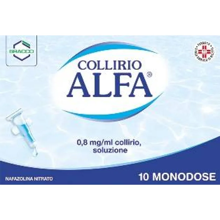 Collirio Alfa 0,8 mg/ml - 10 Monodosi da 0,3 ml