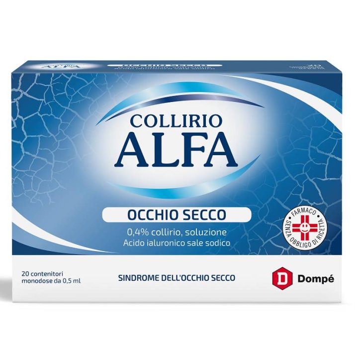 Dompé - Collirio Alfa Occhio Secco 20 flaconi 0,5 ml