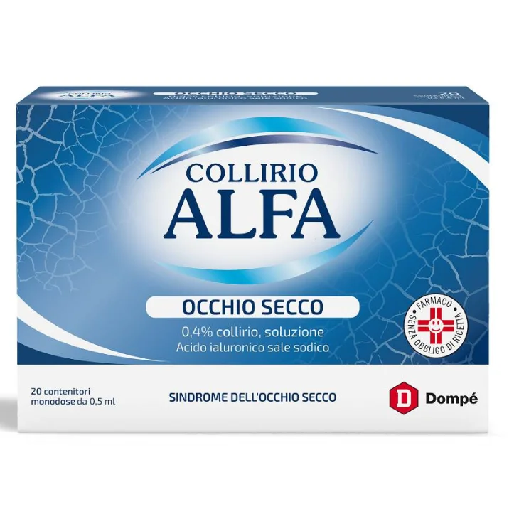 Dompé - Collirio Alfa Occhio Secco 20 flaconi 0,5 ml