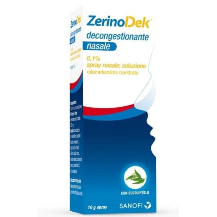 Zerinodek Decongestionante Nasale 0.1% Spray Nasale - 10 ml