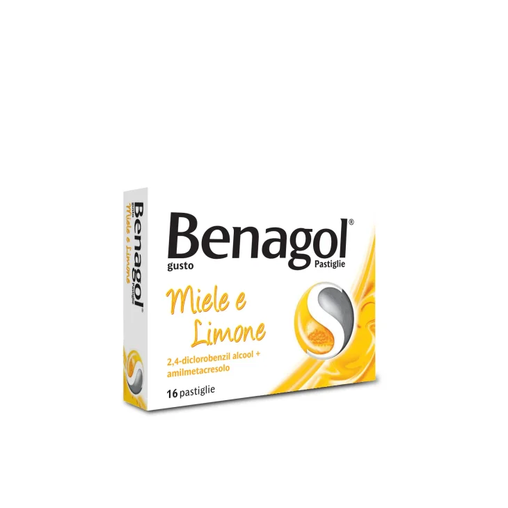 Benagol  0,6 mg + 1,2 mg - 16 pastiglie Gusto Miele e Limone