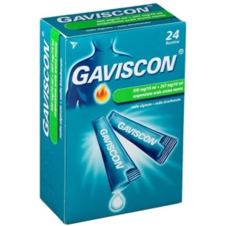 Gaviscon Trattamento contro il bruciore di stomaco occasionale 24 bustine