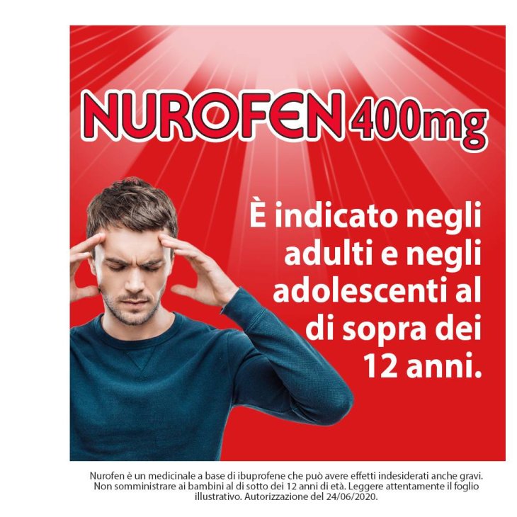 Nurofen 400 mg Ibuprofene Contro Infiammazione 12 Compresse