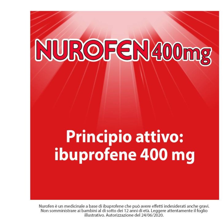 Nurofen 400 mg Ibuprofene Contro Infiammazione 12 Compresse