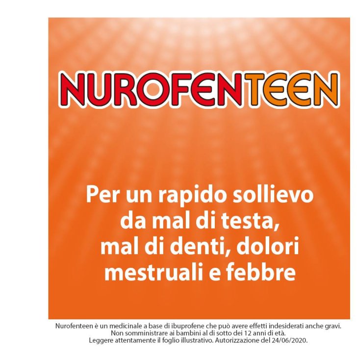 Nurofen Nurofenteen 200 mg  Gusto Limone 12 Compresse