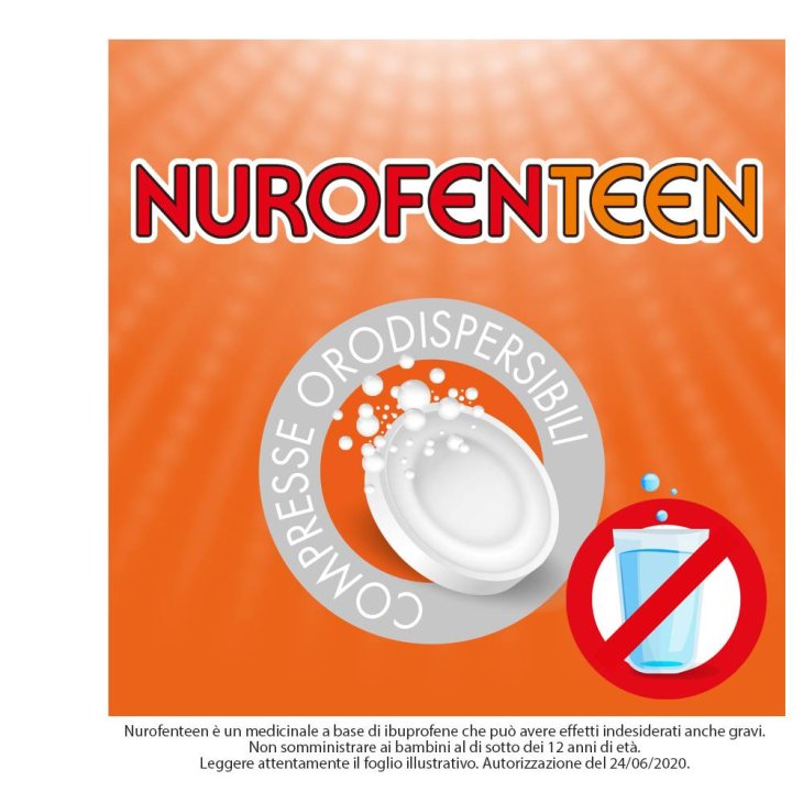 Nurofen Nurofenteen 200 mg  Gusto Limone 12 Compresse