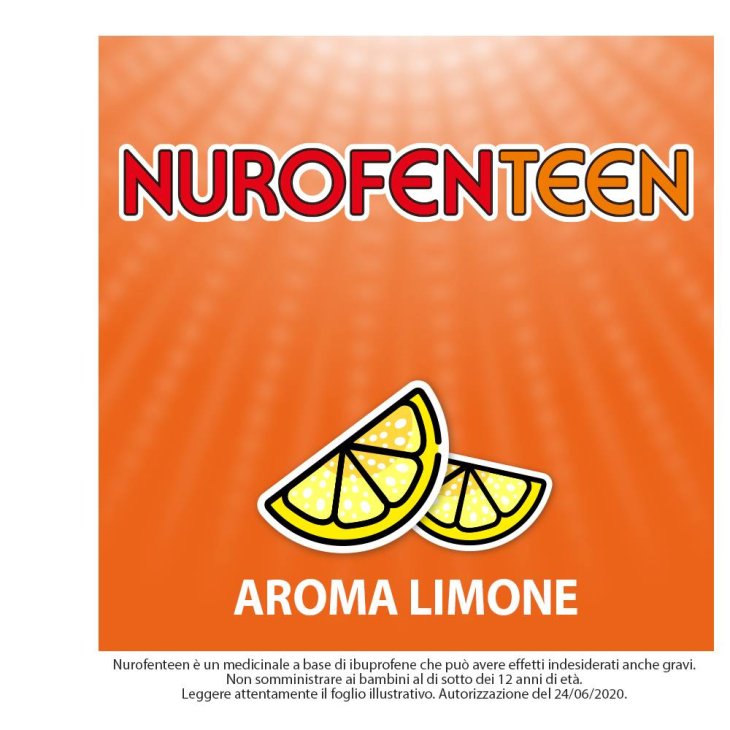 Nurofen Nurofenteen 200 mg  Gusto Limone 12 Compresse