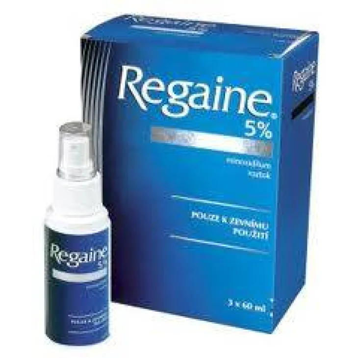 Regaine Minoxidil 5% Trattamento Alopecia Soluzione Cutanea 60 ml