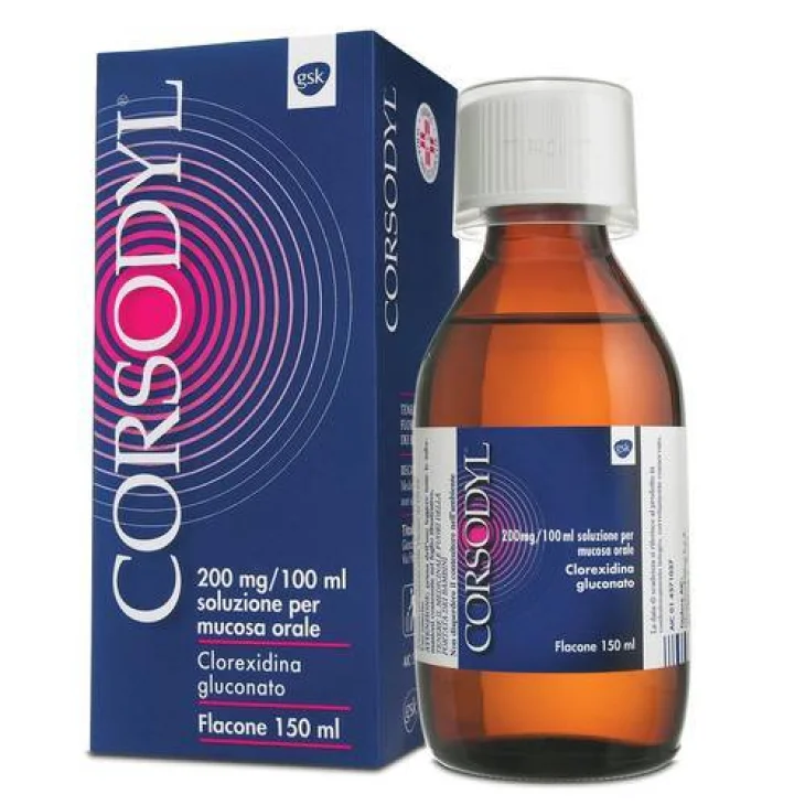 Corsodyl 200 mg/100 ml Collutorio - 150 ml