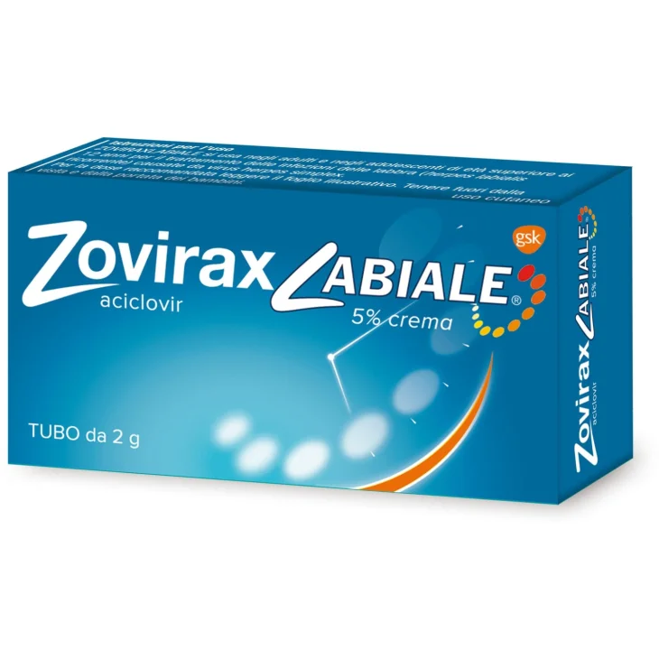 Zovirax 5% Crema labiale 2 g