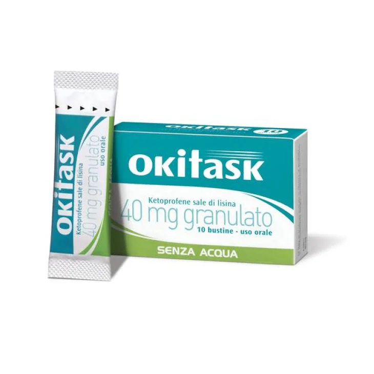 Okitask Granulato Senza Acqua 40 mg - 10 Bustine