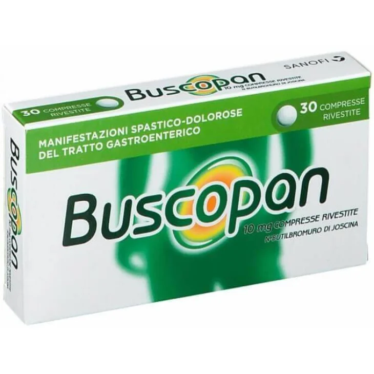 Buscopan 10 mg Contro il Mal di Pancia 30 compresse