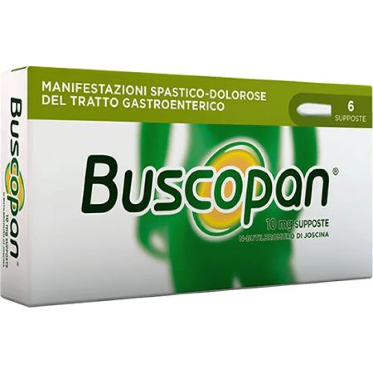 Buscopan 10 mg - 6 supposte