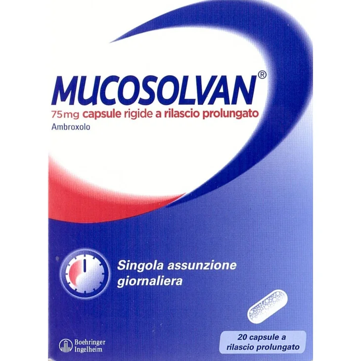 Mucosolvan 75 mg - 20 capsule rilascio prolungato