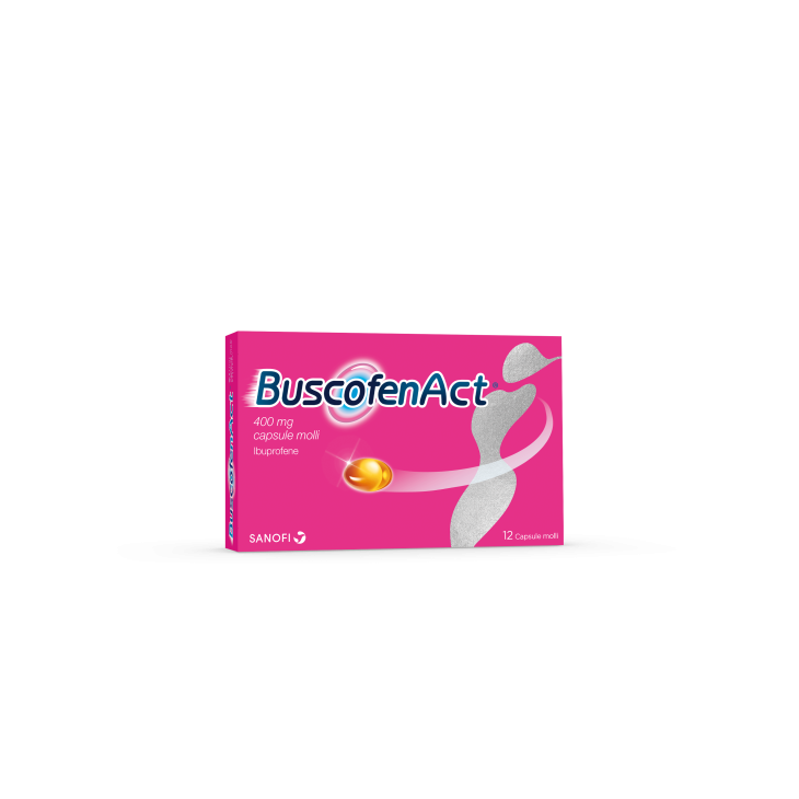 Buscofenact Ibuprofene 400 mg - 12 Capsule Molli