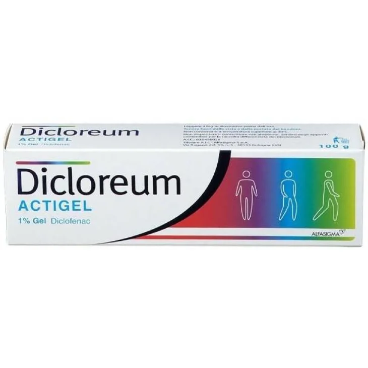 Dicloreum Actigel 1% Pomata per Dolori Articolari 100 g
