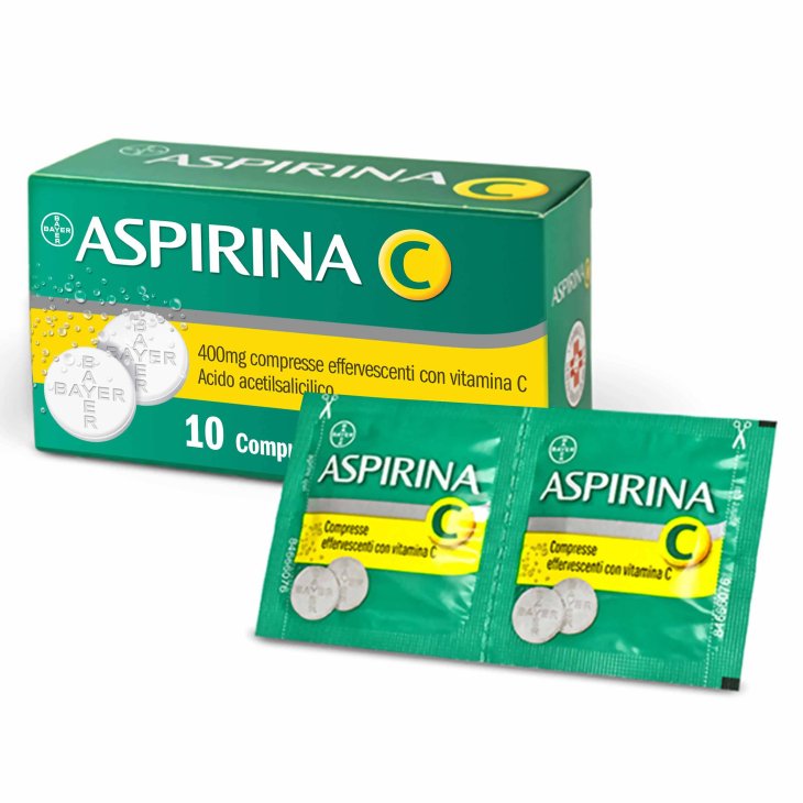Aspirina C 400 mg + 240 mg 10 compresse effervescenti