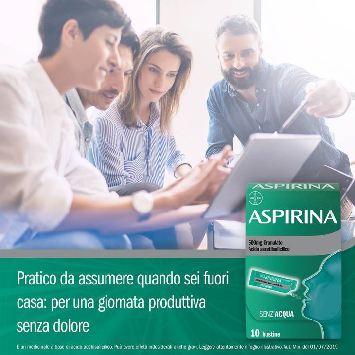 Aspirina 500 mg - 10 bustine granulato
