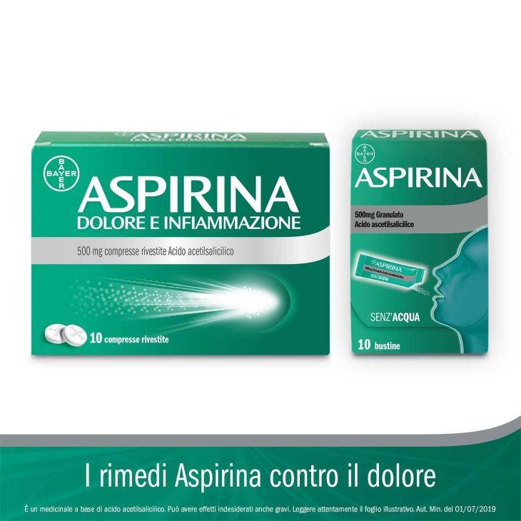 Aspirina 500 mg - 10 bustine granulato