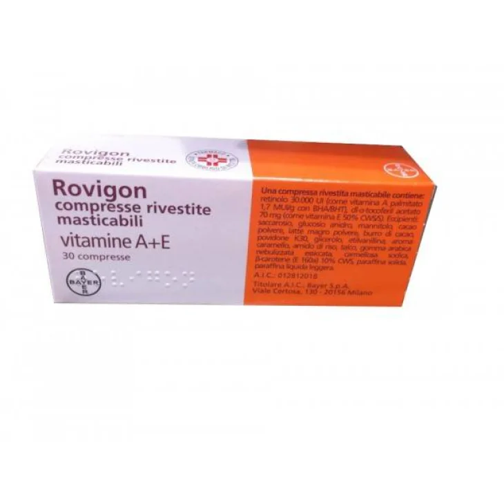 Rovigon 30.000UI + 70 mg - 30 compresse rivestite masticabili