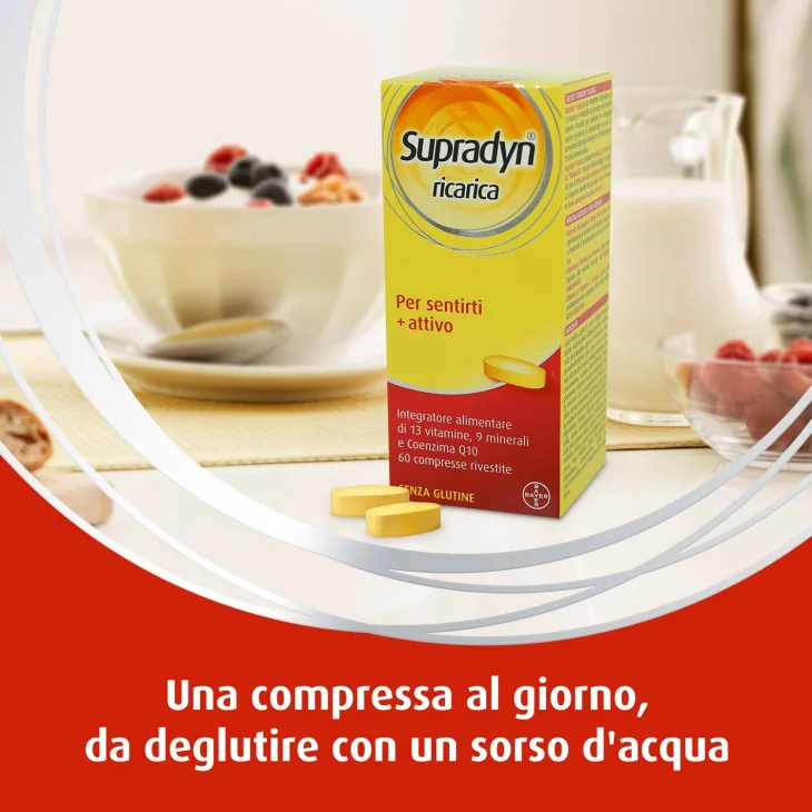 Supradyn Ricarica Integratore di Vitamine e Minerali 60 compresse