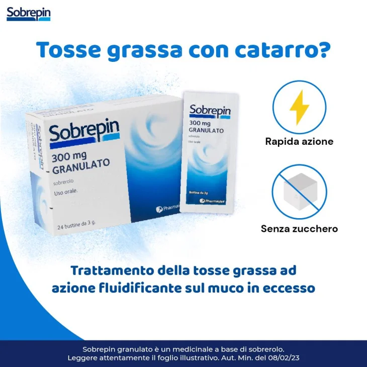 Sobrepin Granulato 300 mg - 24 bustine
