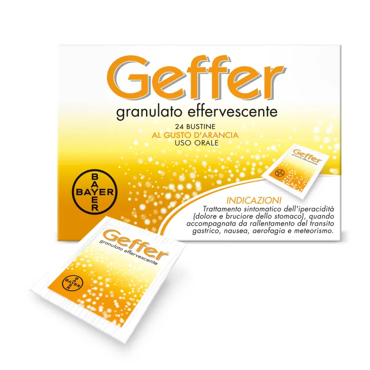 Geffer Granulato Effervescente -  24 bustine da  5 g