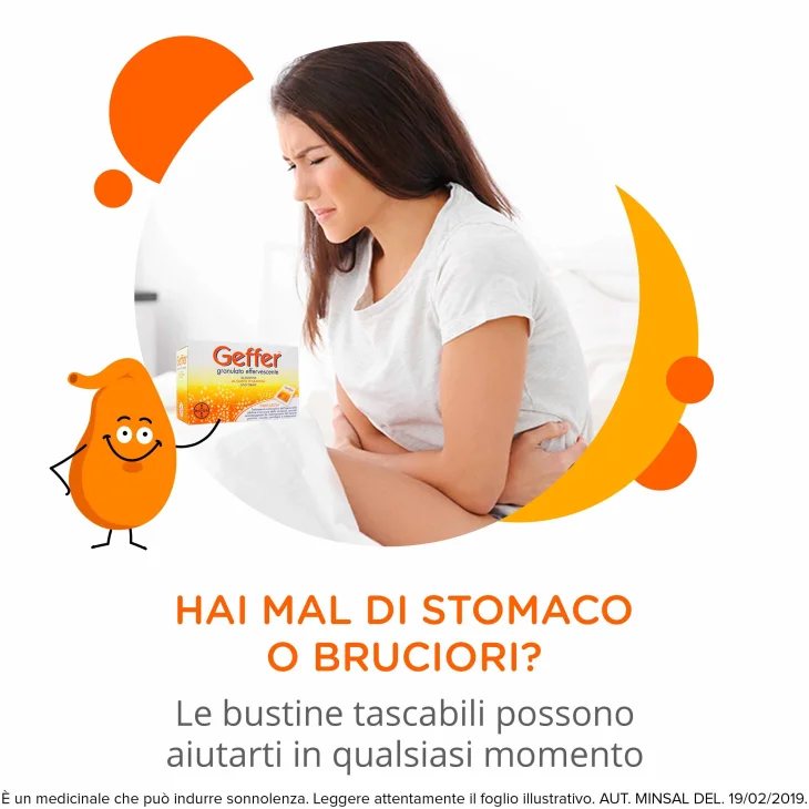 Geffer Granulato Effervescente -  24 bustine da  5 g