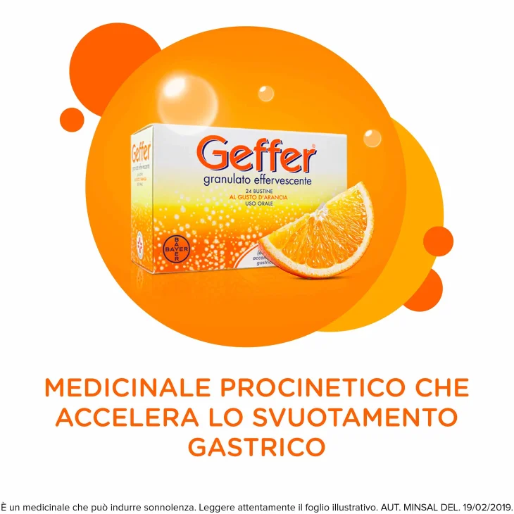 Geffer Granulato Effervescente -  24 bustine da  5 g