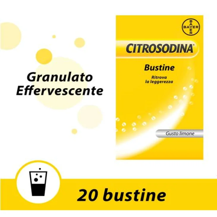 Citrosodina Integratore Antiacidità Gastica Bustine Effervescenti