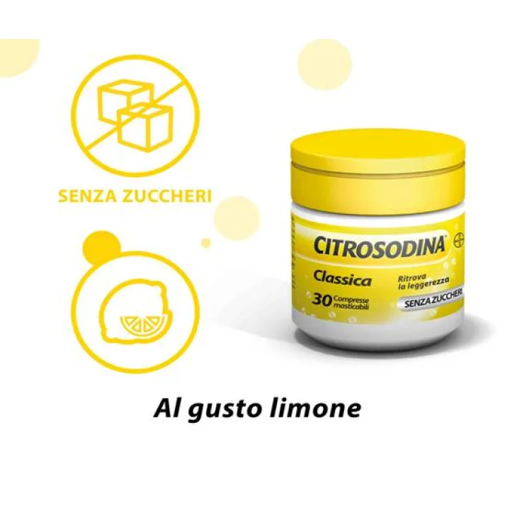 Citrosodina Masticabile Integratore Antiacidità Gastrica