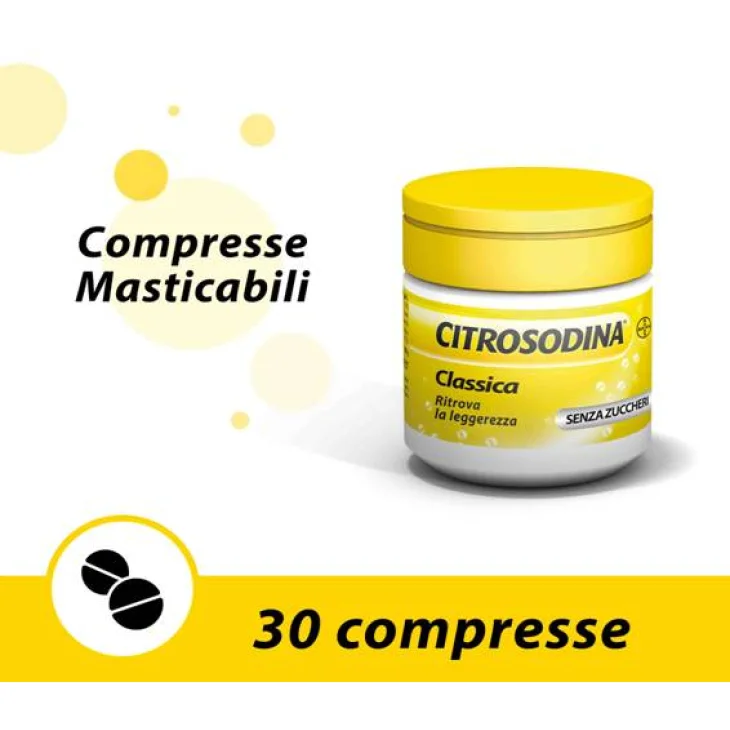 Citrosodina Masticabile Integratore Antiacidità Gastrica