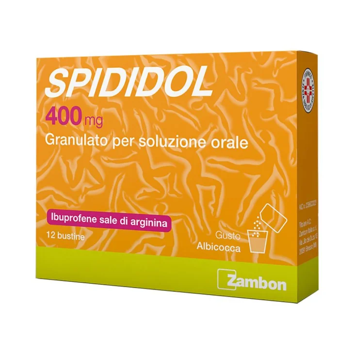 Spididol 400 mg - 12 Bustine Aroma Albicocca