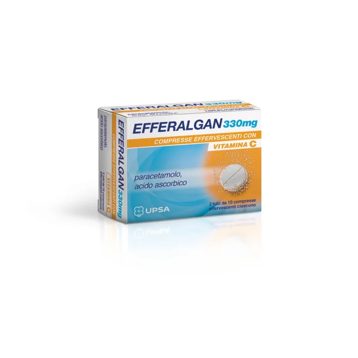 Efferalgan con Vitamina C 330 mg + 200 mg - 20 Compresse Effervescenti