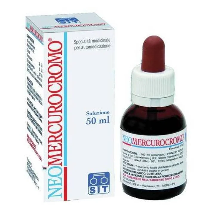 Neomercurocromo Soluzione Cutanea - 50 ml