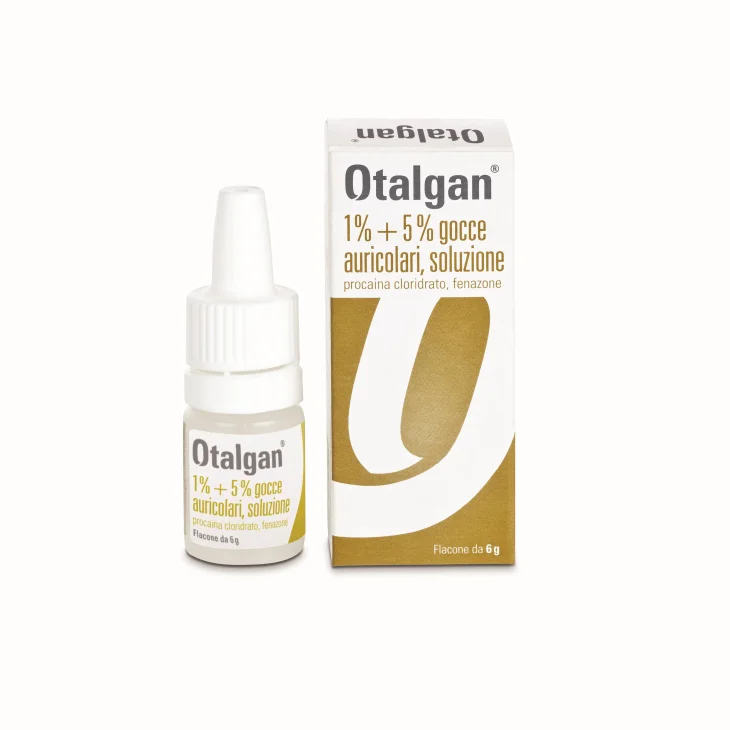 Otalgan 5% + 1% - Gocce Auricolari 6g