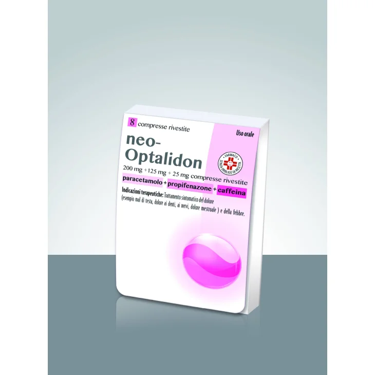 Neooptalidon  Compresse 200 mg + 125 mg + 25 mg