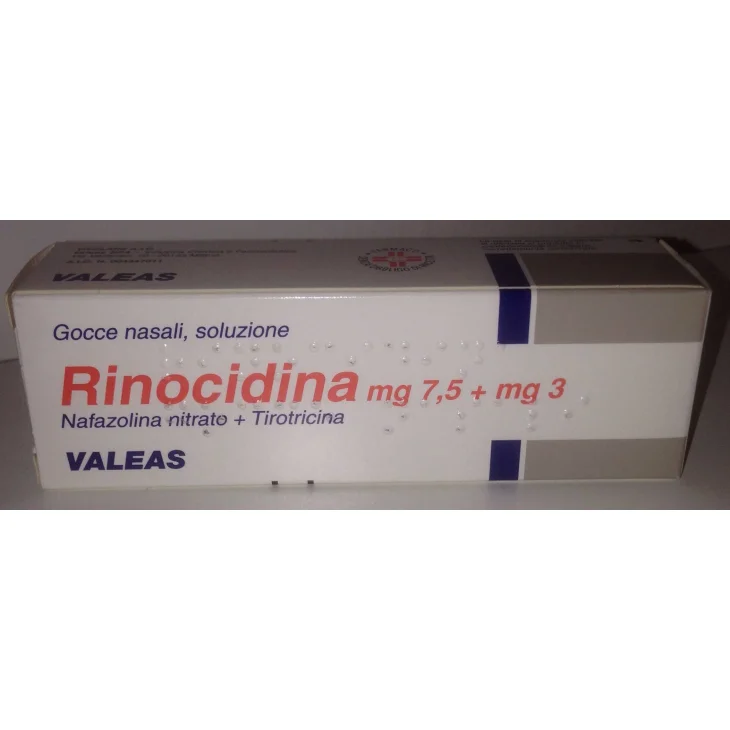 Rinocidina Gocce Nasali 5 ml 7,5 mg + 3 mg