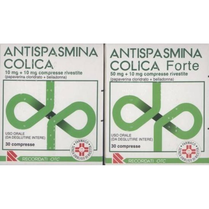 Antispasmina Colica 30 Compresse 10 mg + 10 mg